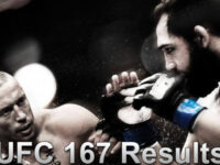 Результаты боев UFC 167