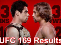 Результаты боев UFC 169