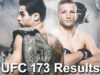 UFC 173: Результаты боев