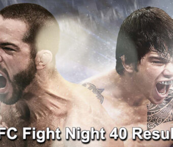 Результаты боев UFC Fight Night 40