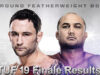 Результаты боев The Ultimate Fighter 19 Finale